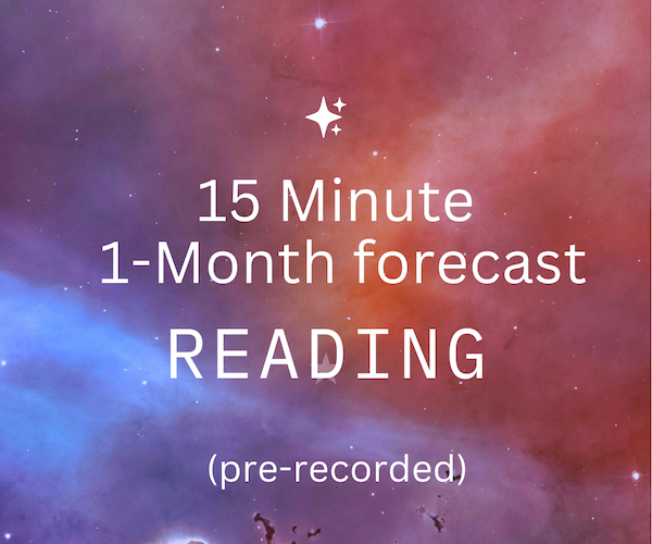 15 minute 1 month forecast